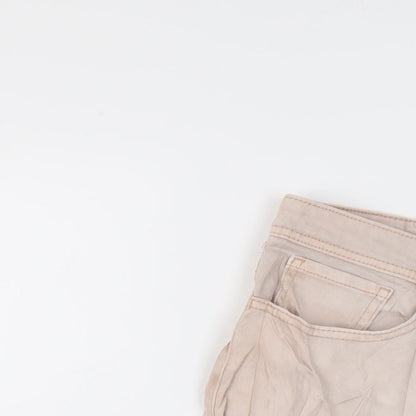 Denim & Co. Mens Pink Cotton Bermuda Shorts Size 30 in L9 in Regular Button