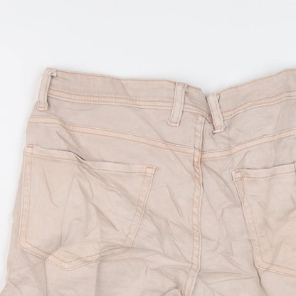 Denim & Co. Mens Pink Cotton Bermuda Shorts Size 30 in L9 in Regular Button