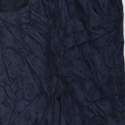 Peter Christian Mens Blue Camel Trousers Size 32 in L29 in Regular Button