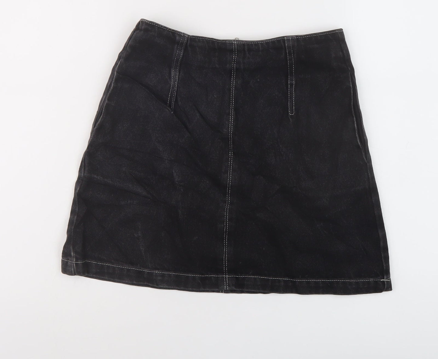 Womens UK Size 8 Topshop Mini Denim Skirt