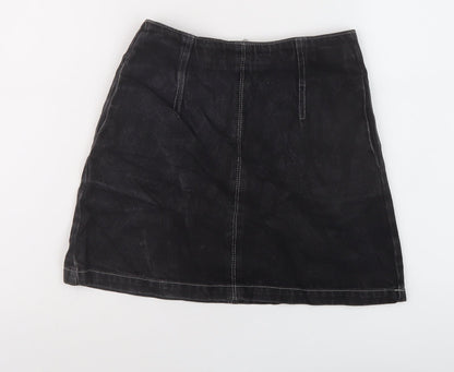 Womens UK Size 8 Topshop Mini Denim Skirt