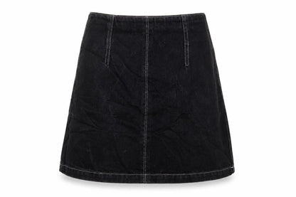 Womens UK Size 8 Topshop Mini Denim Skirt