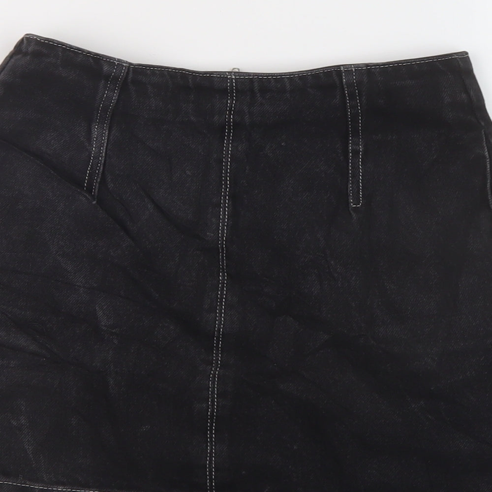 Womens UK Size 8 Topshop Mini Denim Skirt