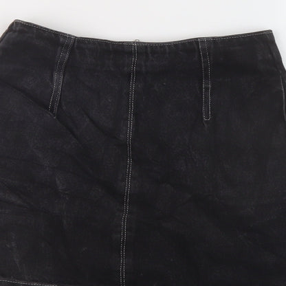 Womens UK Size 8 Topshop Mini Denim Skirt
