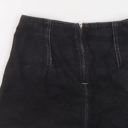 Womens UK Size 8 Topshop Mini Denim Skirt
