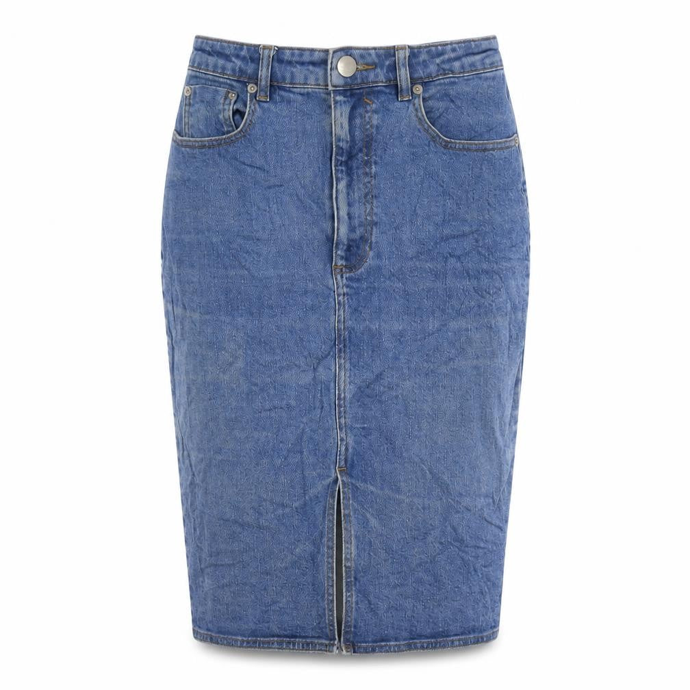 Womens UK Size 10 ASOS A-Line Denim Skirt