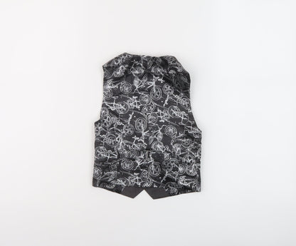 RJR.John Rocha Boys Grey Jacket Waistcoat Size 6 Years Button