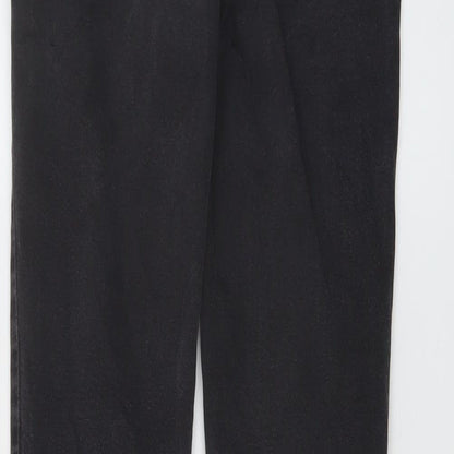 Madeline Womens Grey Cotton Skinny Jeans Size 24 in L30 in Regular Button