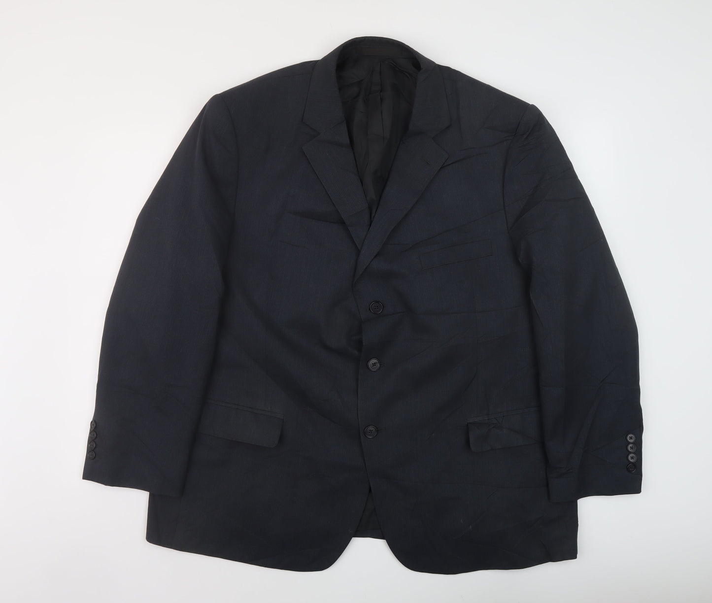 Mens UK Size XL Marks and Spencer Regular Blue Suit Jacket