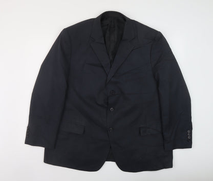 Mens UK Size XL Marks and Spencer Regular Blue Suit Jacket