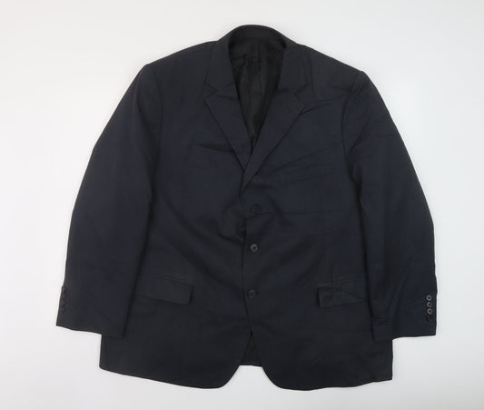 Mens UK Size XL Marks and Spencer Regular Blue Suit Jacket