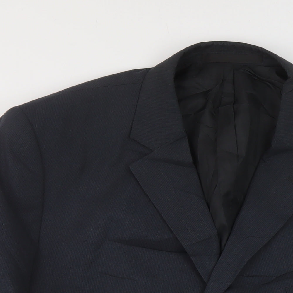 Mens UK Size XL Marks and Spencer Regular Blue Suit Jacket