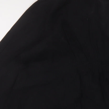 Womens UK Size 12 Ellie Louise Black Basic Blouse