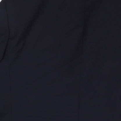 Autograph Mens Blue Wool Jacket Suit Jacket Size 40 Regular
