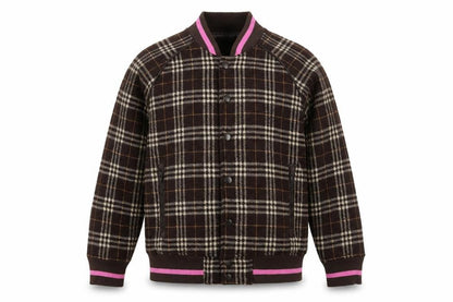 Mens UK Size M Two Percent Homme Brown Bomber Jacket