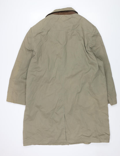 Mens UK Size XL Peter Christian Beige Trench Coat