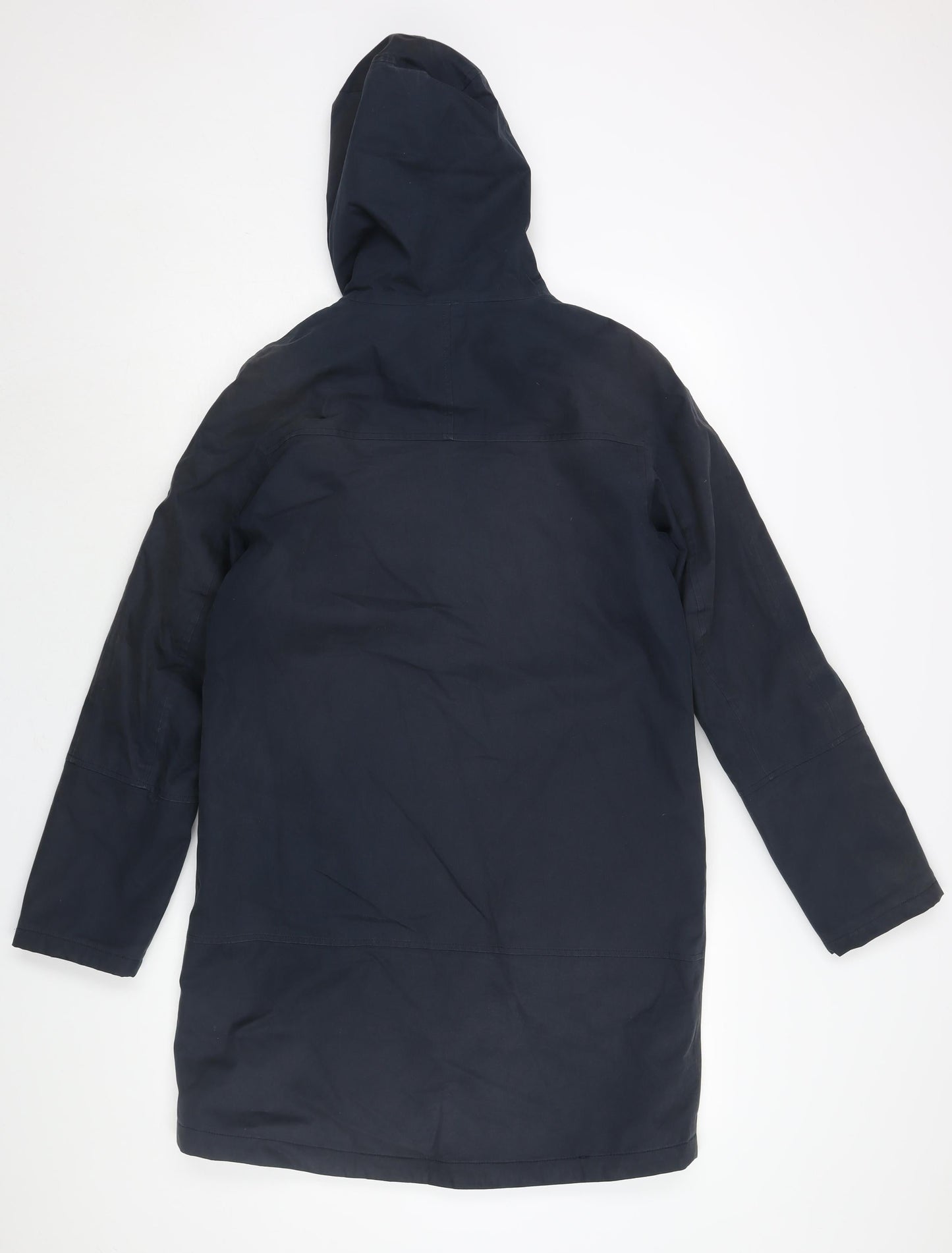 Seasalf Womens Blue Rain Coat Coat Size 8 Zip - Waterproof Breathable