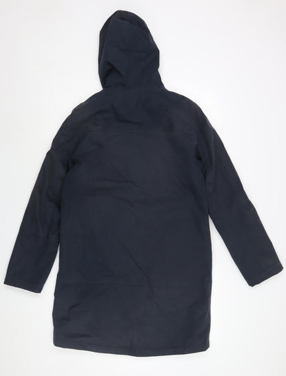 Seasalf Womens Blue Rain Coat Coat Size 8 Zip - Waterproof Breathable