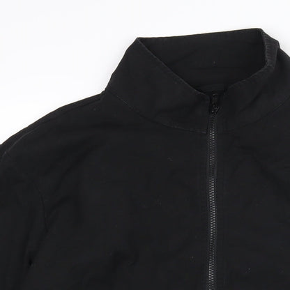 Mens UK Size M JUNK de LUXE Black Bomber Jacket