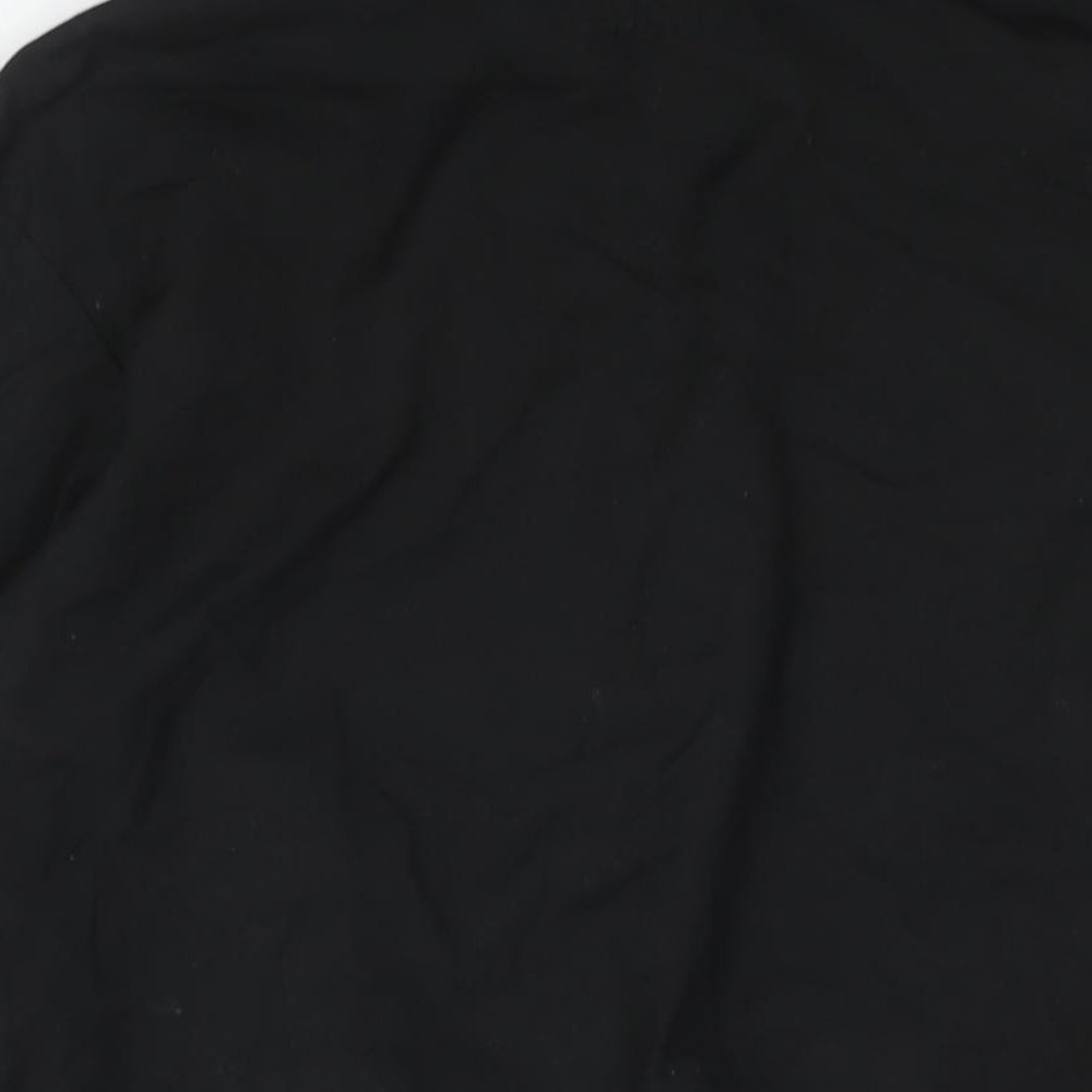 Mens UK Size M JUNK de LUXE Black Bomber Jacket
