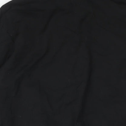 Mens UK Size M JUNK de LUXE Black Bomber Jacket