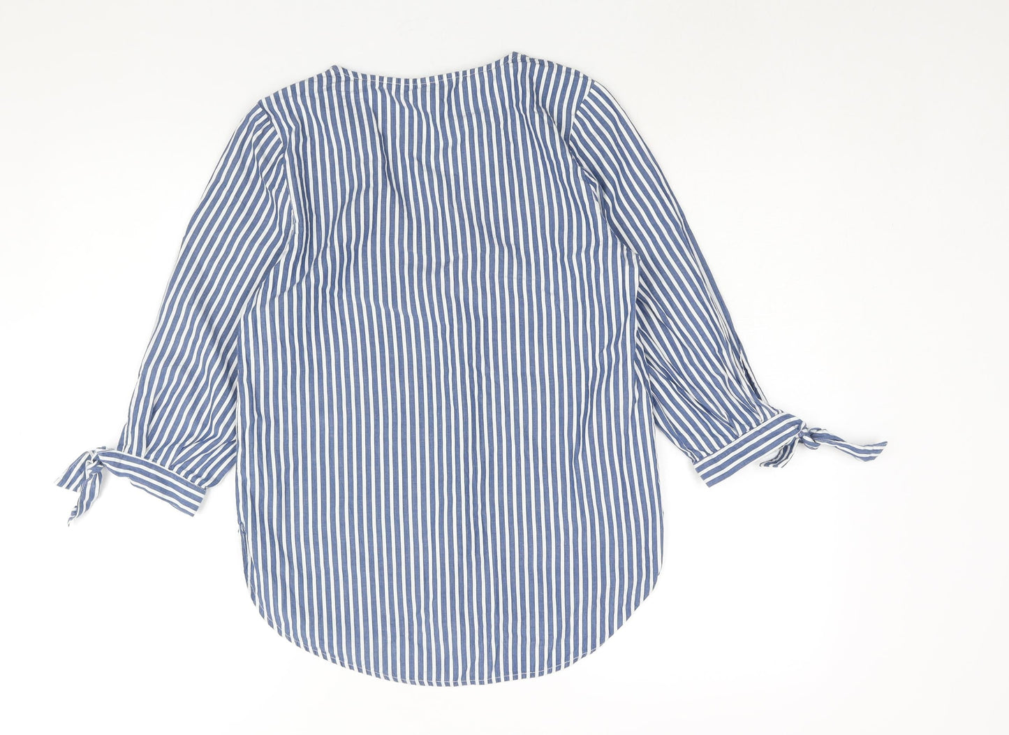 Womens UK Size 6 H&M Blue Basic Blouse