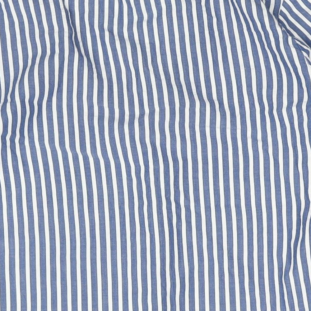 Womens UK Size 6 H&M Blue Basic Blouse