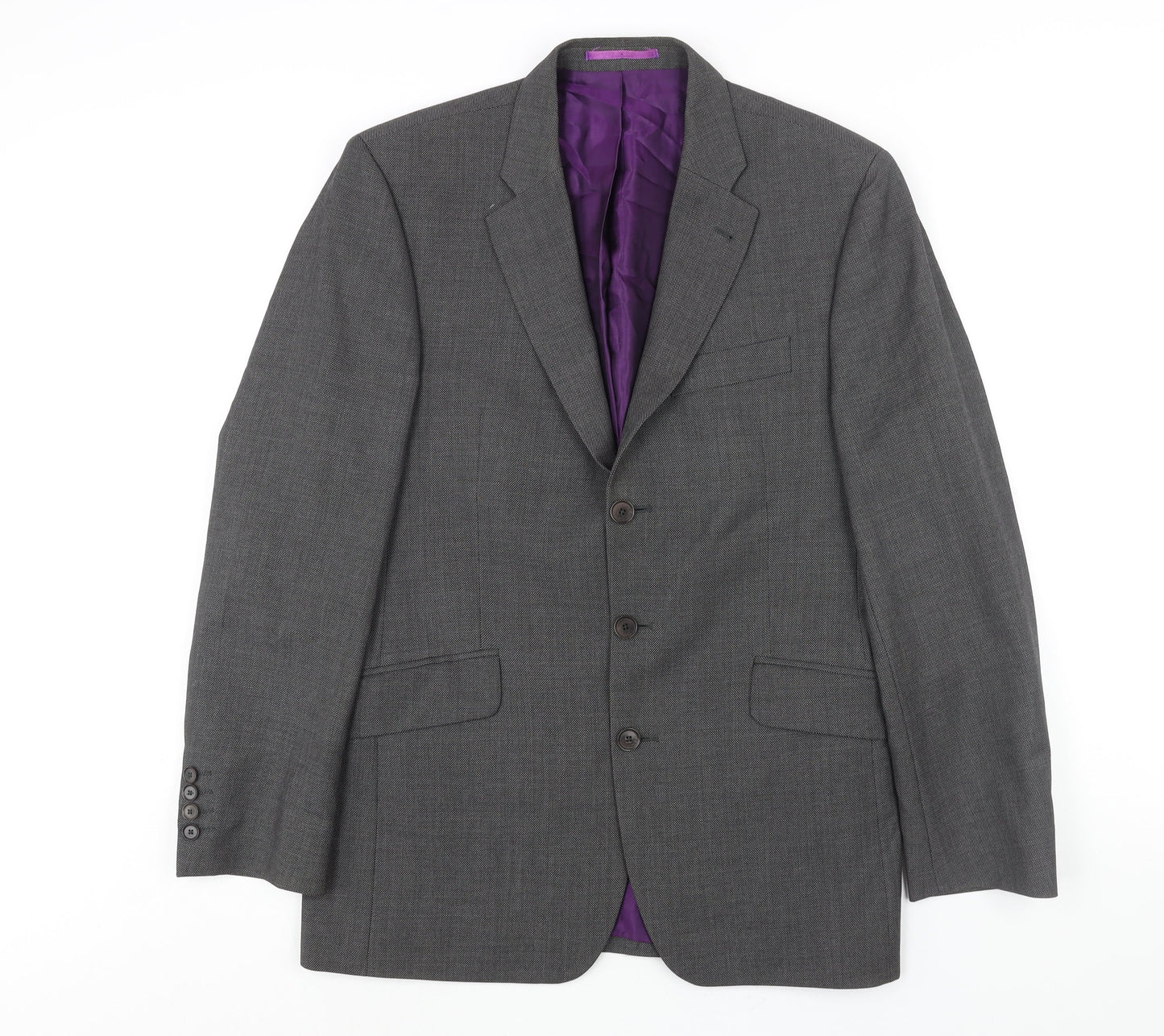 Mens UK Size 40 NEXT Regular Grey Suit Jacket