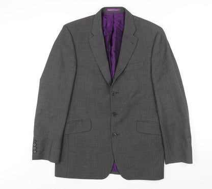 Mens UK Size 40 NEXT Regular Grey Suit Jacket