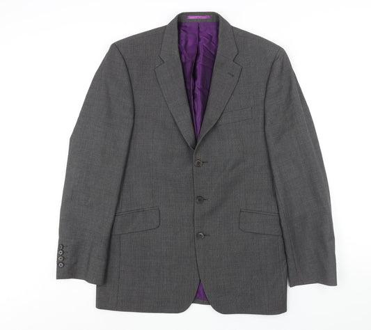 Mens UK Size 40 NEXT Regular Grey Suit Jacket