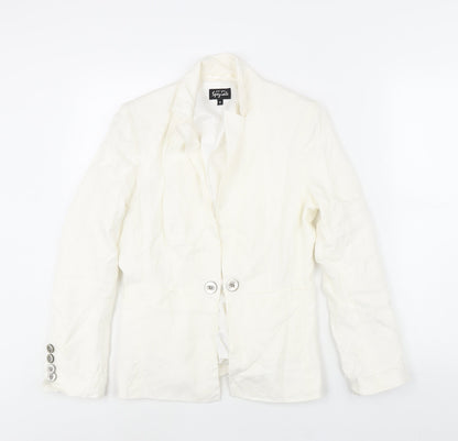 Womens UK Size 10 Per Una Ivory Jacket