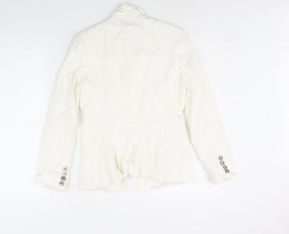Womens UK Size 10 Per Una Ivory Jacket