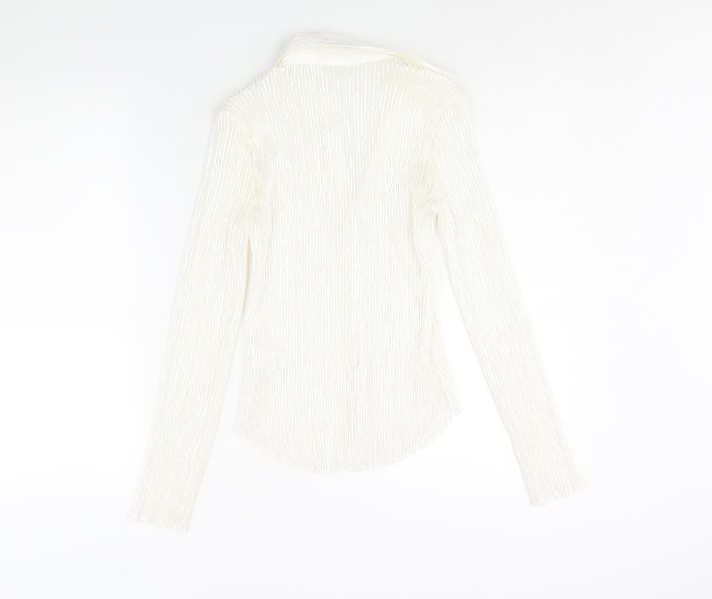 Womens UK Size 10 Marks and Spencer Ivory Basic Blouse