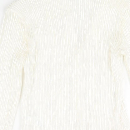 Womens UK Size 10 Marks and Spencer Ivory Basic Blouse