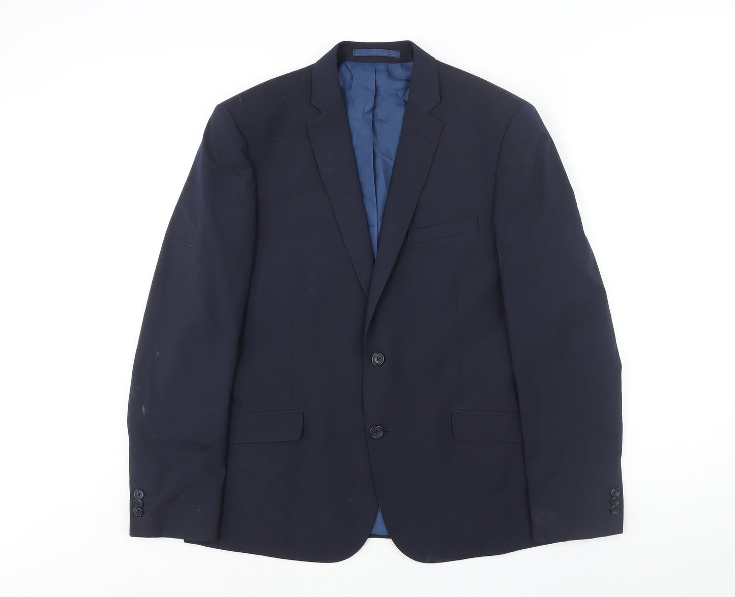 Mens UK Size 44 Marks and Spencer Regular Blue Suit Jacket