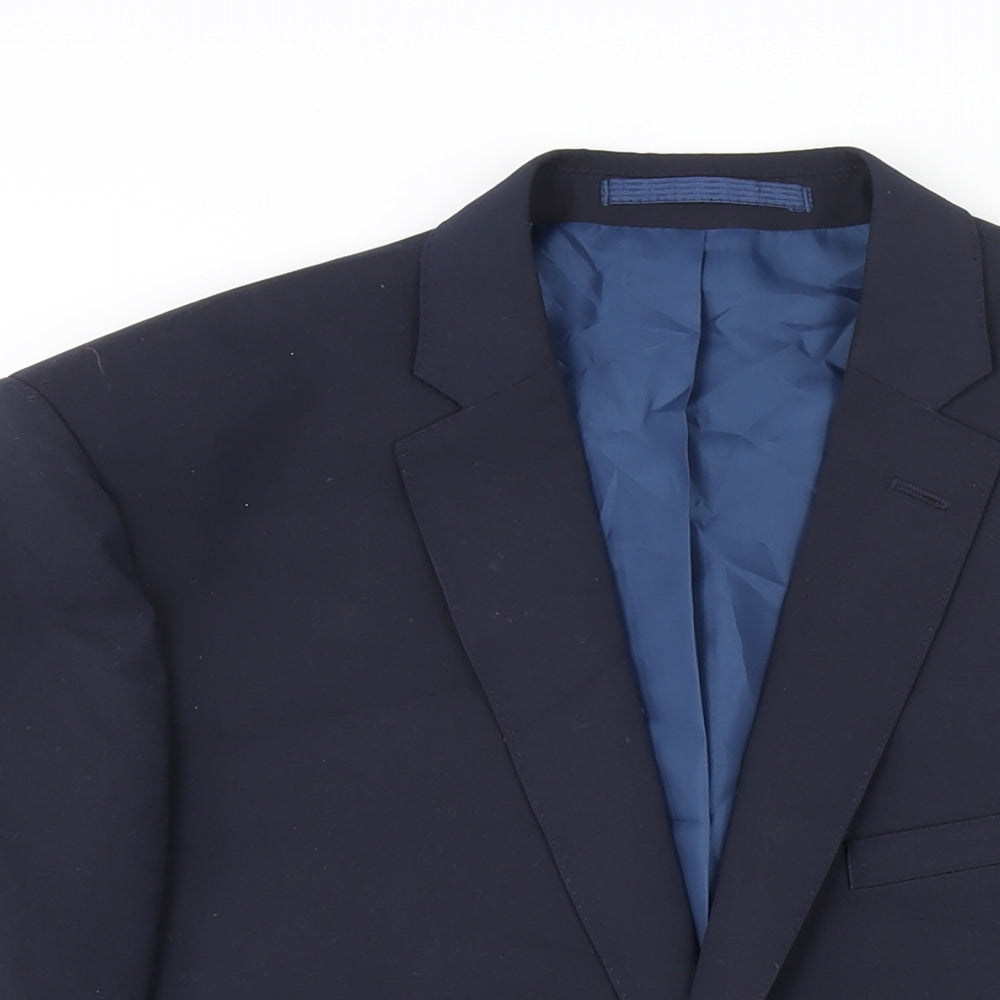 Mens UK Size 44 Marks and Spencer Regular Blue Suit Jacket