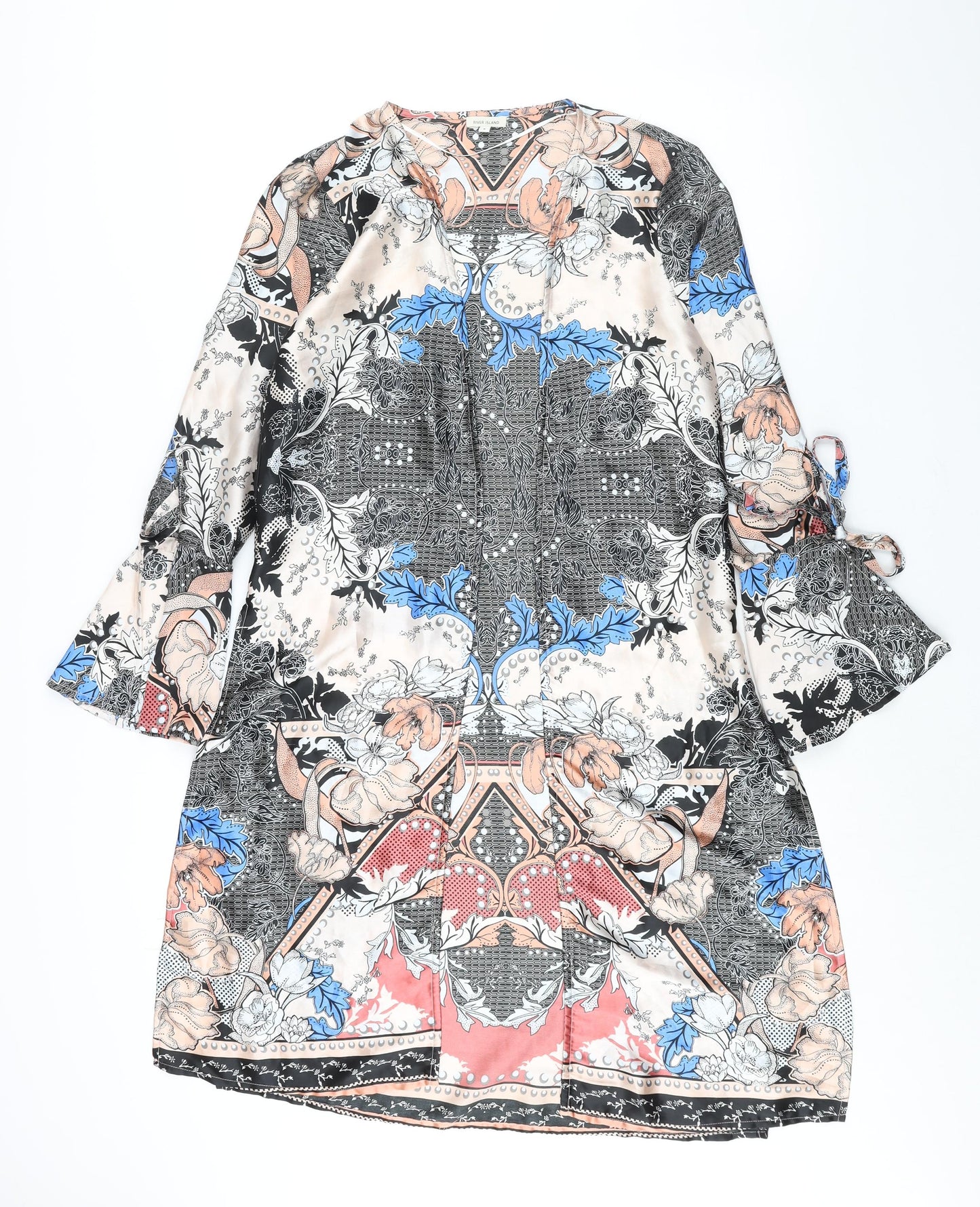 Womens UK Size 8 River Island Multicoloured Kimono Blouse