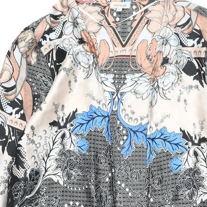 Womens UK Size 8 River Island Multicoloured Kimono Blouse