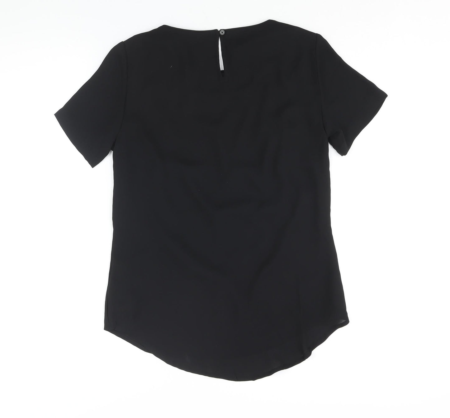 Womens UK Size 10 Marks and Spencer Black Basic Blouse