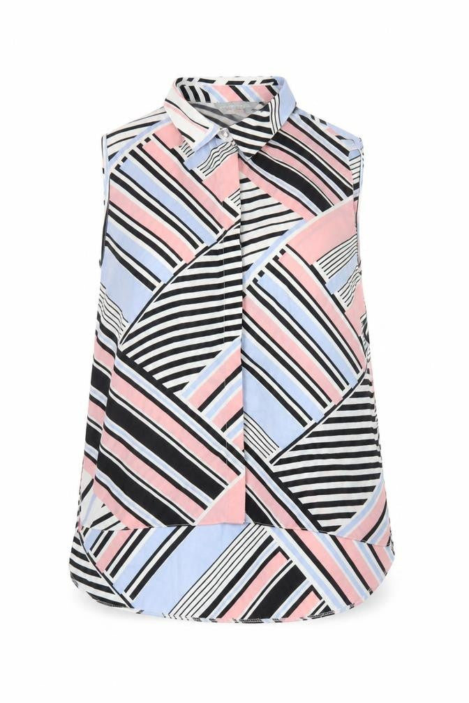 Womens UK Size 10 Dorothy Perkins Multicoloured Camisole Blouse