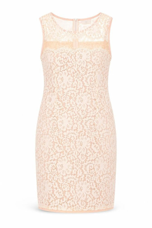 Cameo Rose Womens Pink Polyester Bodycon Size 12 Round Neck Zip