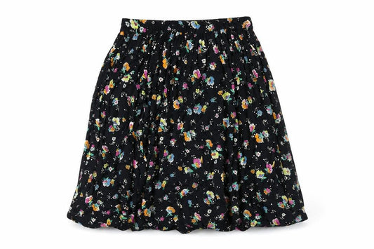 Wagner Moden Womens Blue Geometric Polyester Peasant Skirt Size 10 - Floral Print