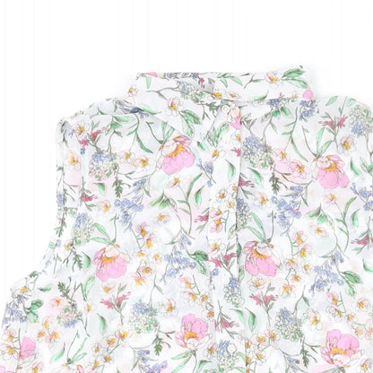 Womens UK Size 8 H&M Multicoloured Camisole Blouse