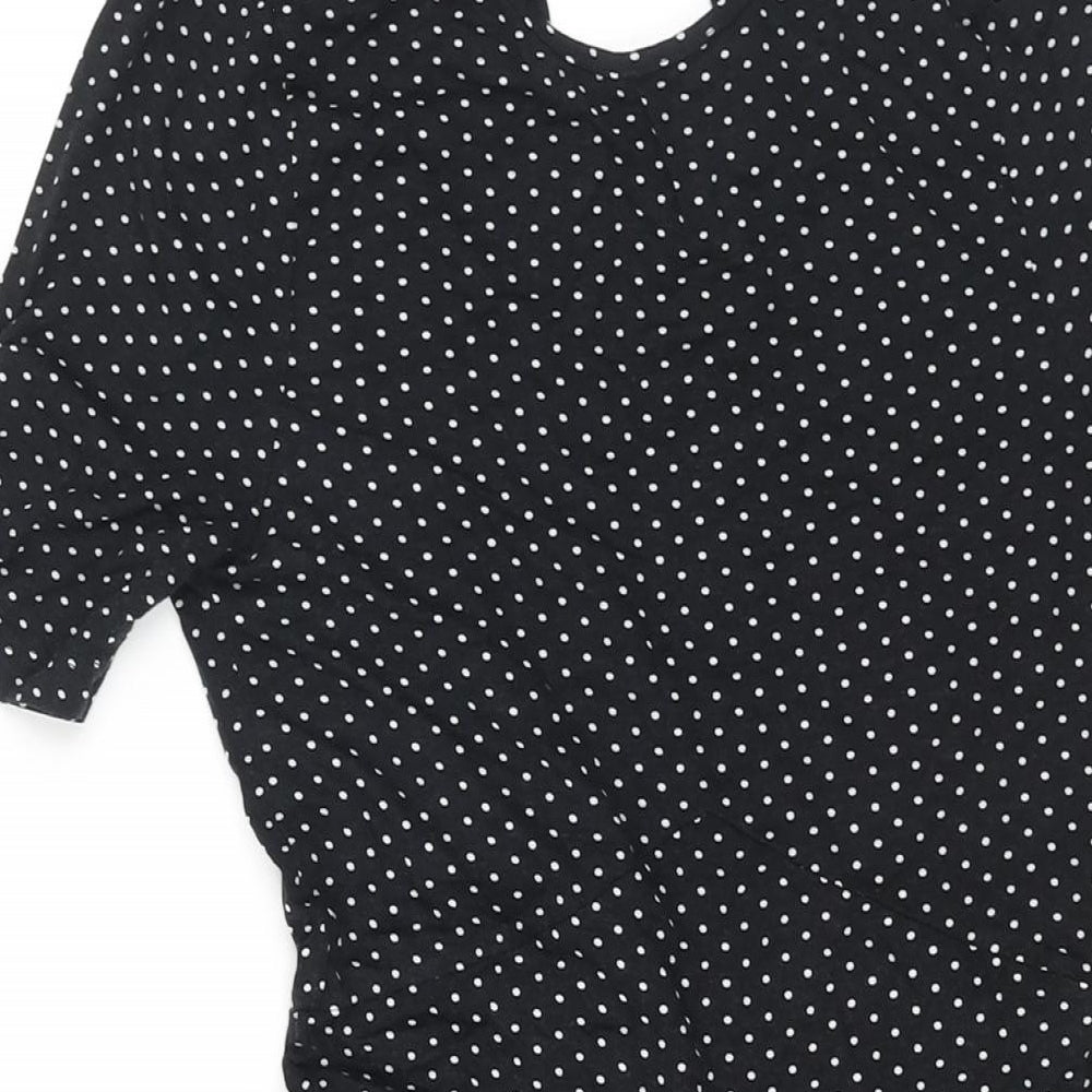 Womens UK Size 8 ASOS One-Piece Black Playsuit