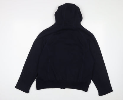 Roman Womens Blue Cotton Full Zip Hoodie Size M Zip