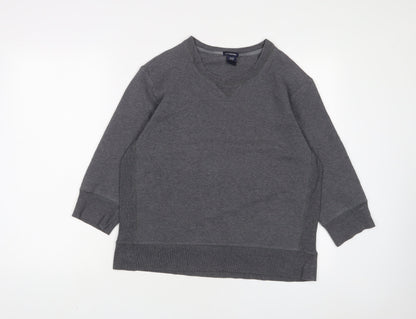 Gap Womens Grey Cotton Pullover Sweatshirt Size L Pullover