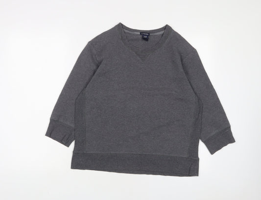 Gap Womens Grey Cotton Pullover Sweatshirt Size L Pullover