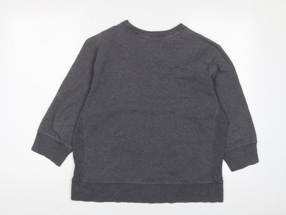 Gap Womens Grey Cotton Pullover Sweatshirt Size L Pullover