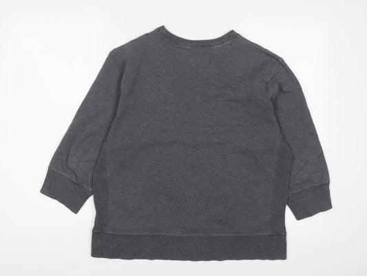 Gap Womens Grey Cotton Pullover Sweatshirt Size L Pullover