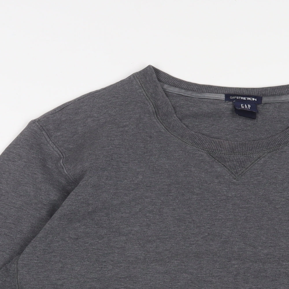 Gap Womens Grey Cotton Pullover Sweatshirt Size L Pullover